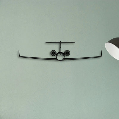 E 2C Hawkeye Classic Aircraft Silhouette Metal Wall Art - Tinvibe