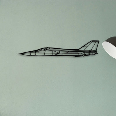 E 2D Hawkeye Classic Aircraft Silhouette Metal Wall Art - Tinvibe