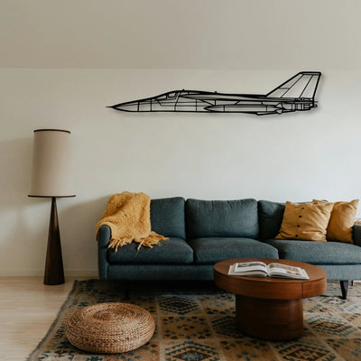 E 2D Hawkeye Classic Aircraft Silhouette Metal Wall Art - Tinvibe