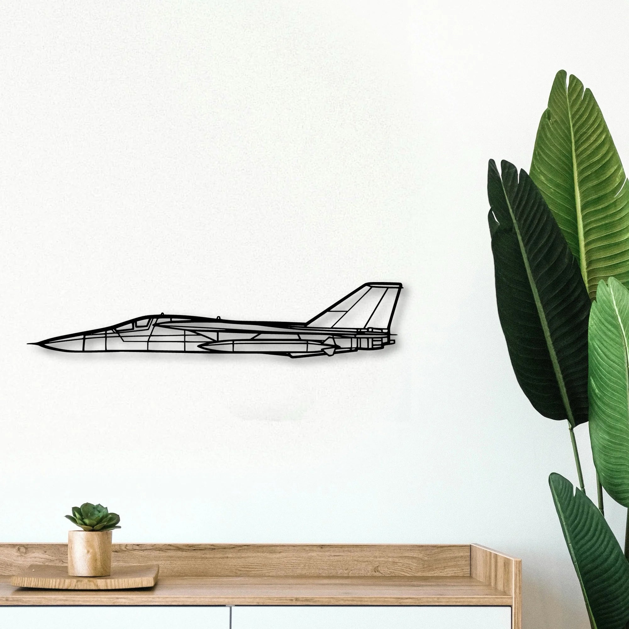 E 2D Hawkeye Classic Aircraft Silhouette Metal Wall Art - Tinvibe