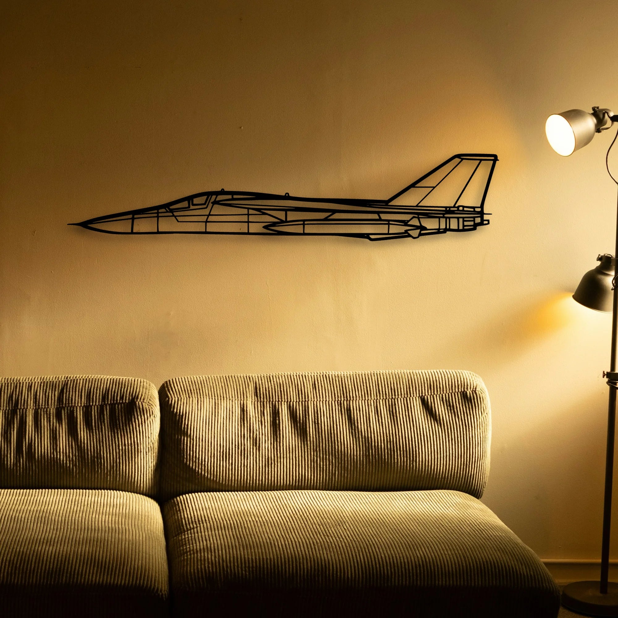 E 2D Hawkeye Classic Aircraft Silhouette Metal Wall Art - Tinvibe