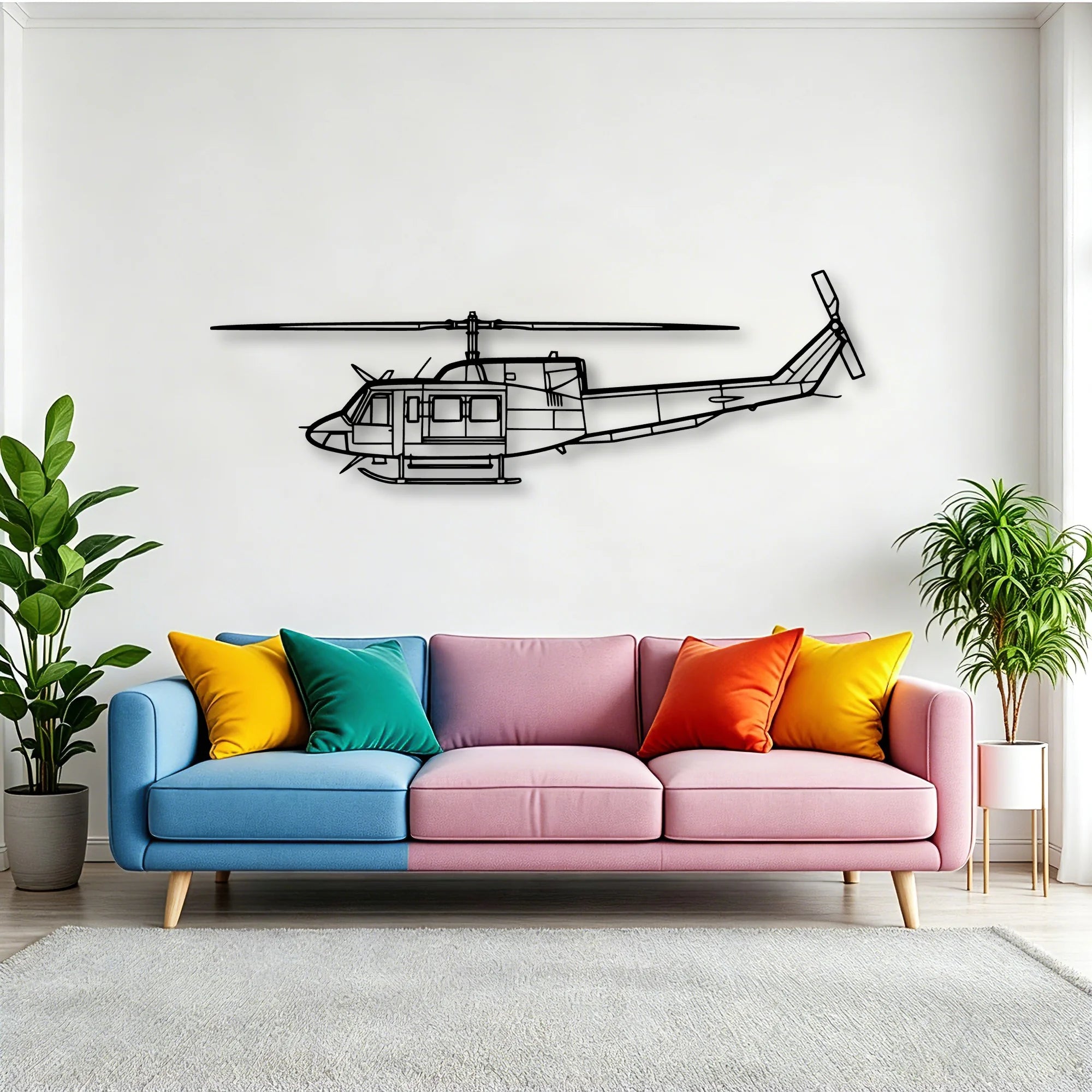 E 3C Sentry 2 Classic Aircraft Silhouette Metal Wall Art - Tinvibe