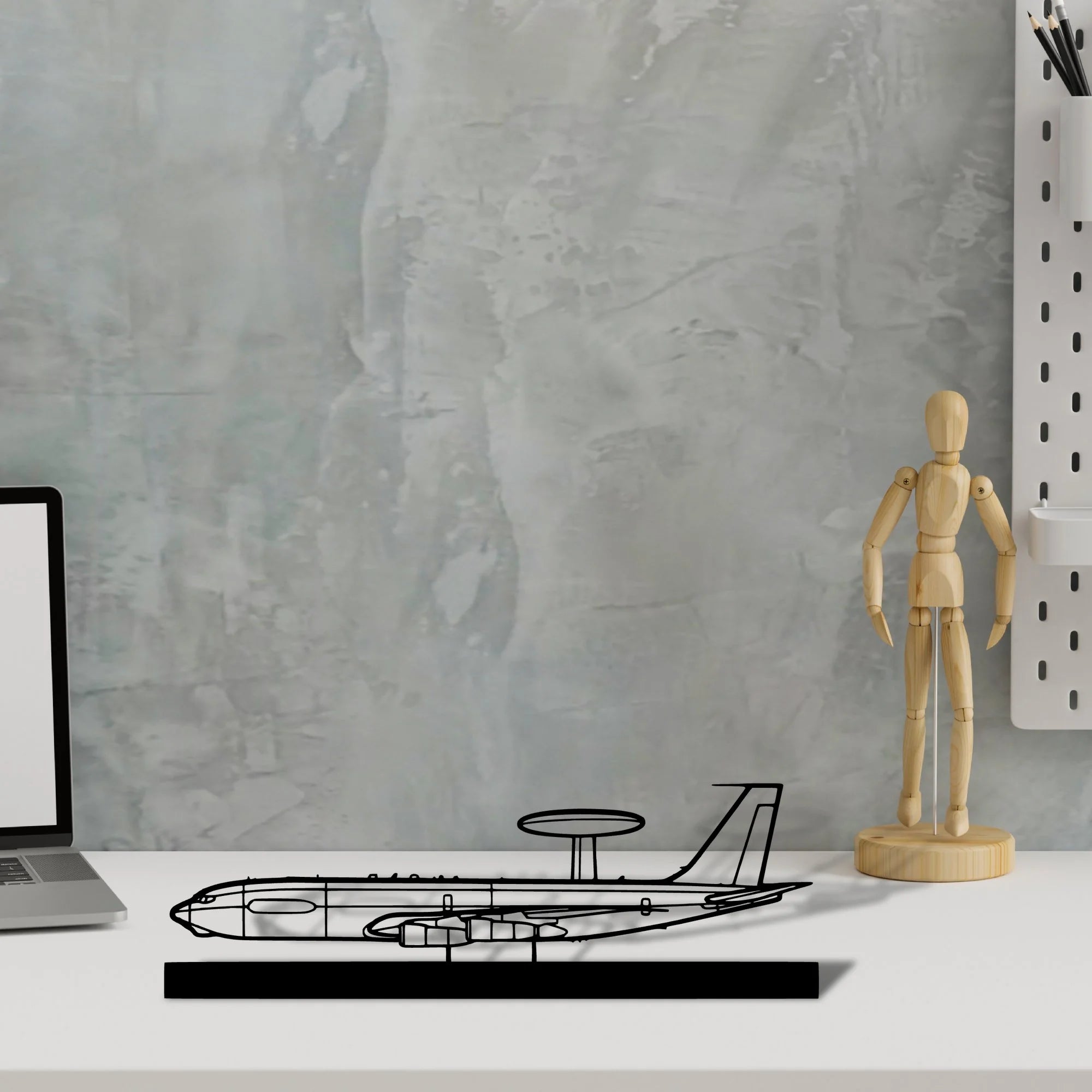 e-3c-sentry-3 Silhouette Metal Art Stand - Tinvibe