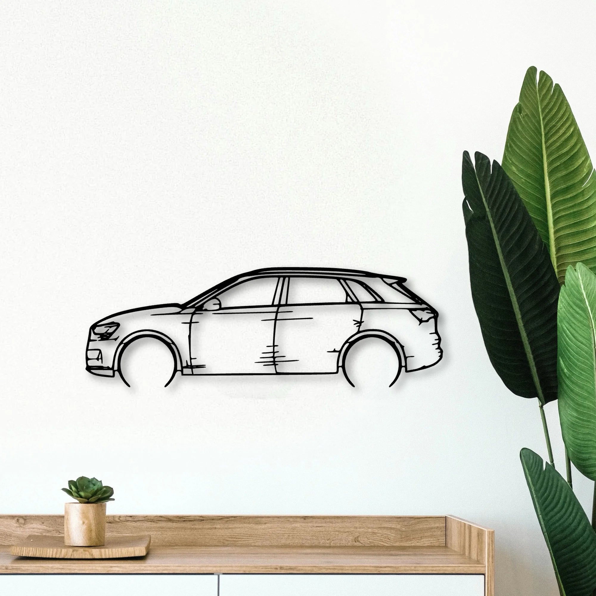 E Tron 2022 Classic Silhouette Metal Wall Art - Tinvibe