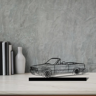 e30-convertible Silhouette Metal Art Stand - Tinvibe