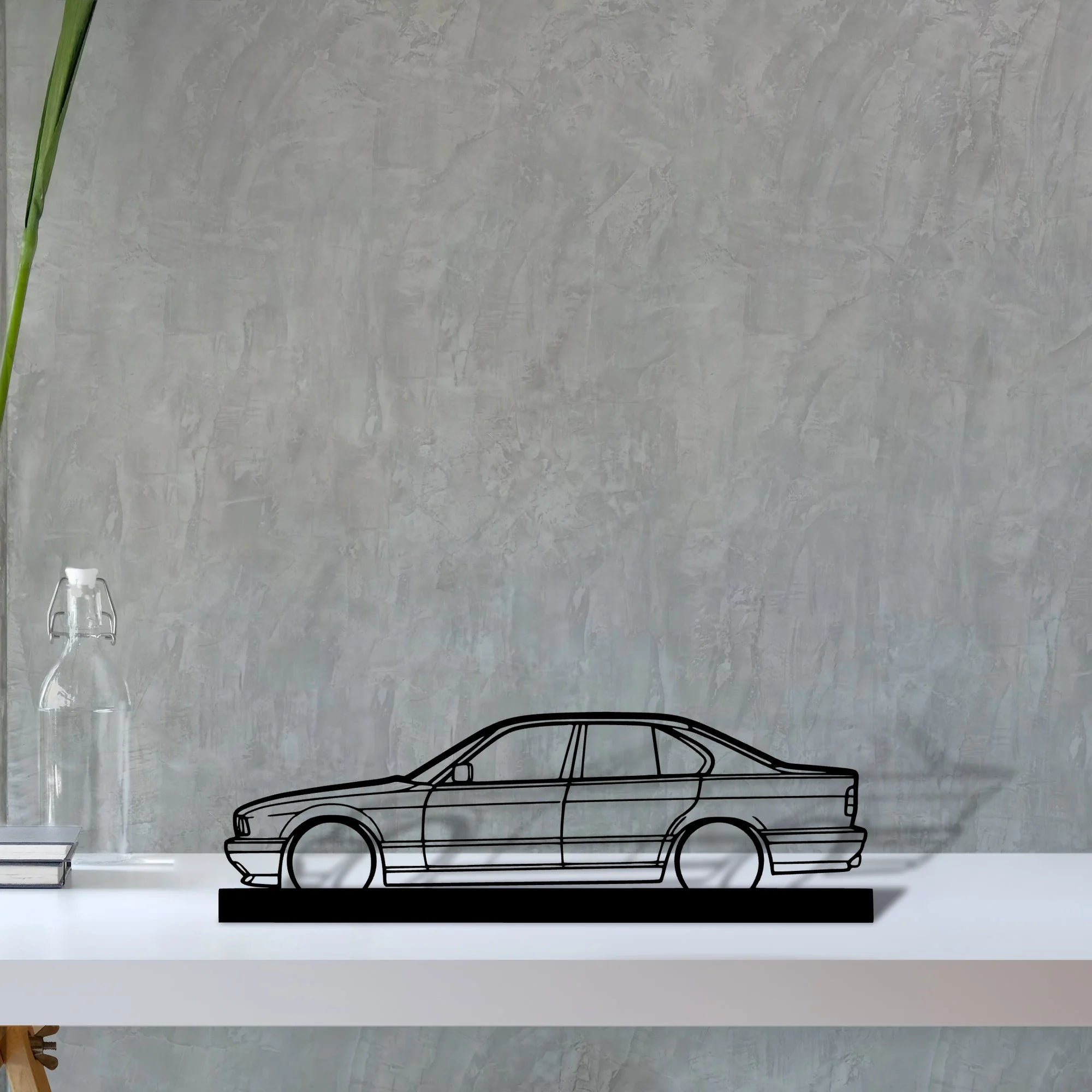 e34-m5 Silhouette Metal Art Stand - Tinvibe