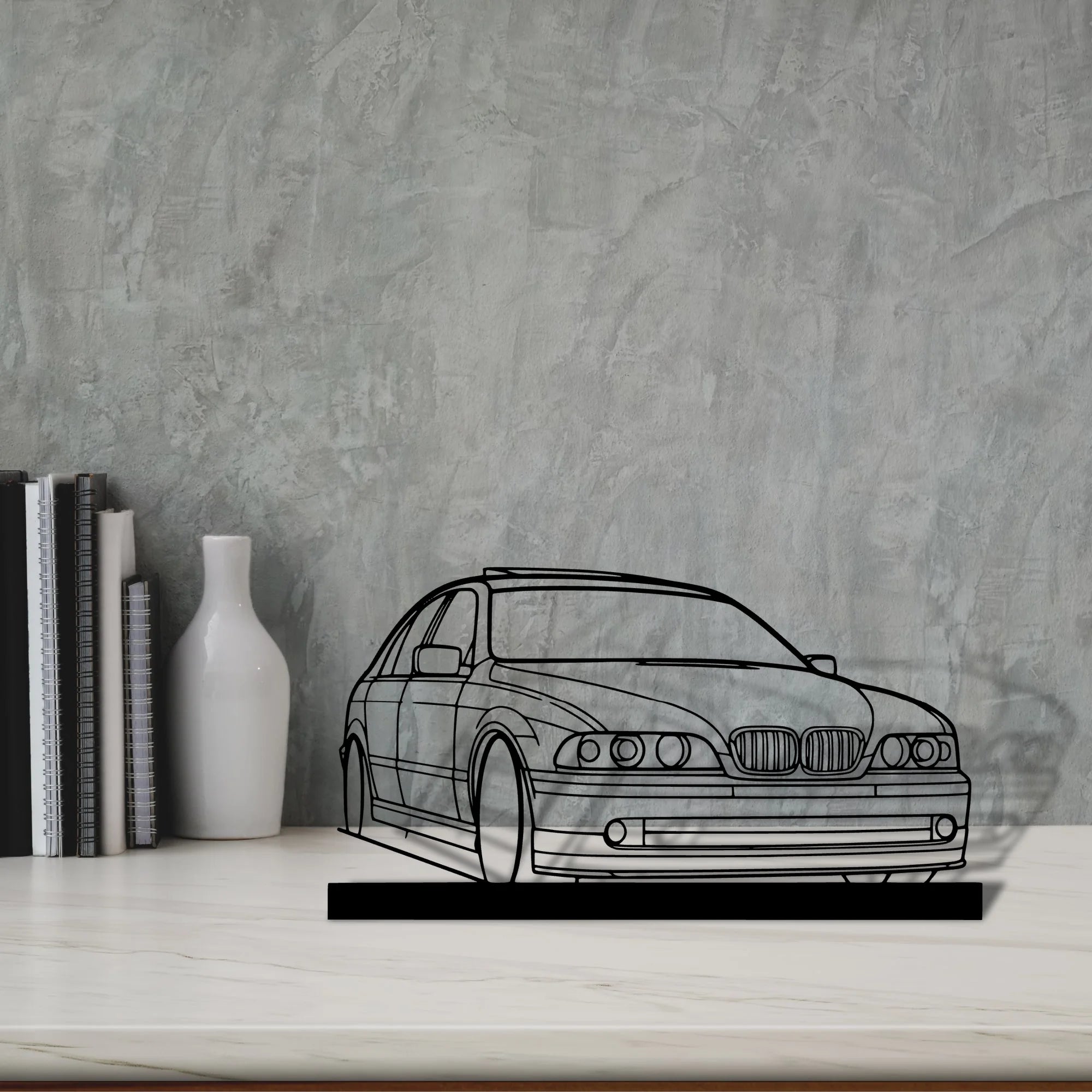 e39 Silhouette Metal Art Stand - Tinvibe