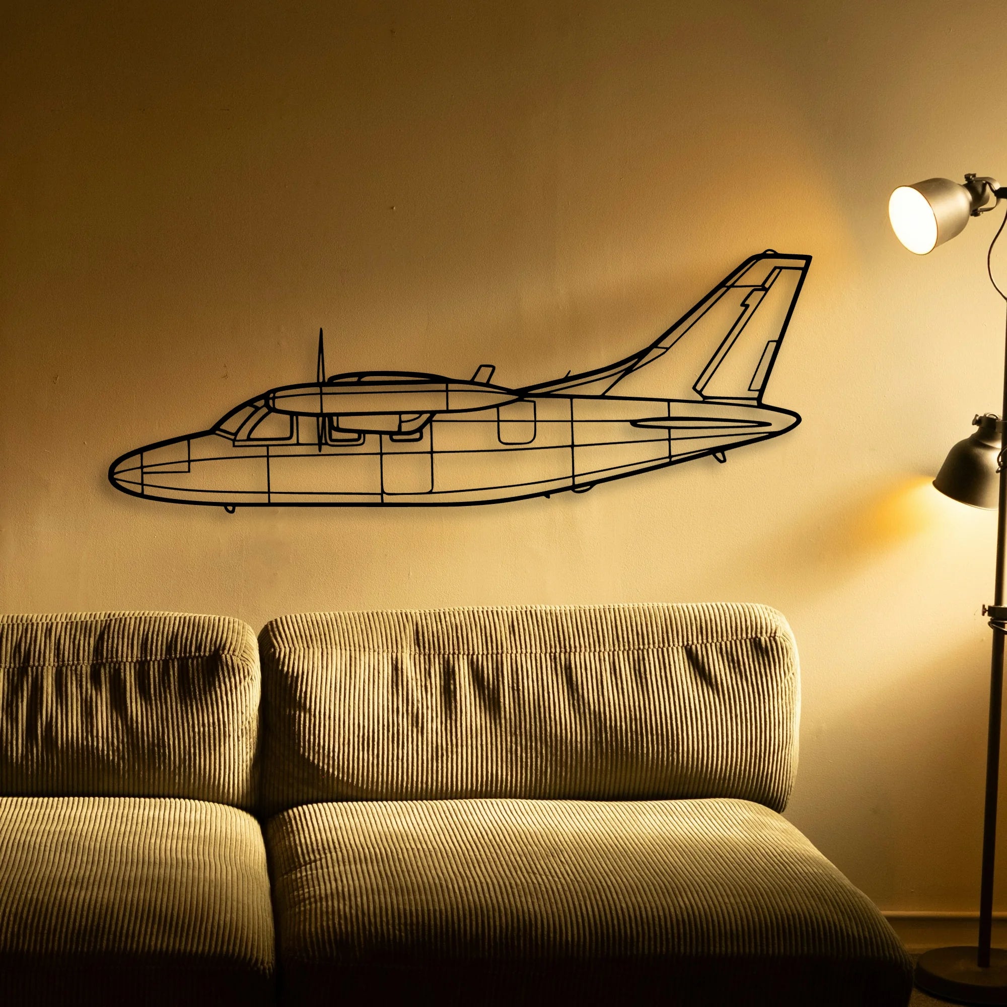 Ea 18G Classic Aircraft Silhouette Metal Wall Art - Tinvibe