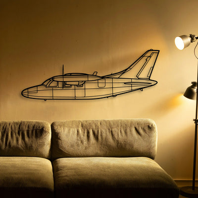 Ea 18G Classic Aircraft Silhouette Metal Wall Art - Tinvibe