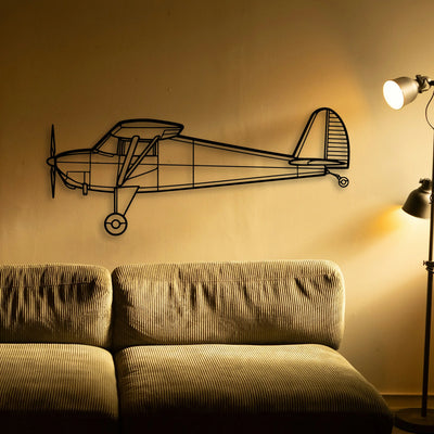 Eagle Ii Classic Aircraft Silhouette Metal Wall Art - Tinvibe