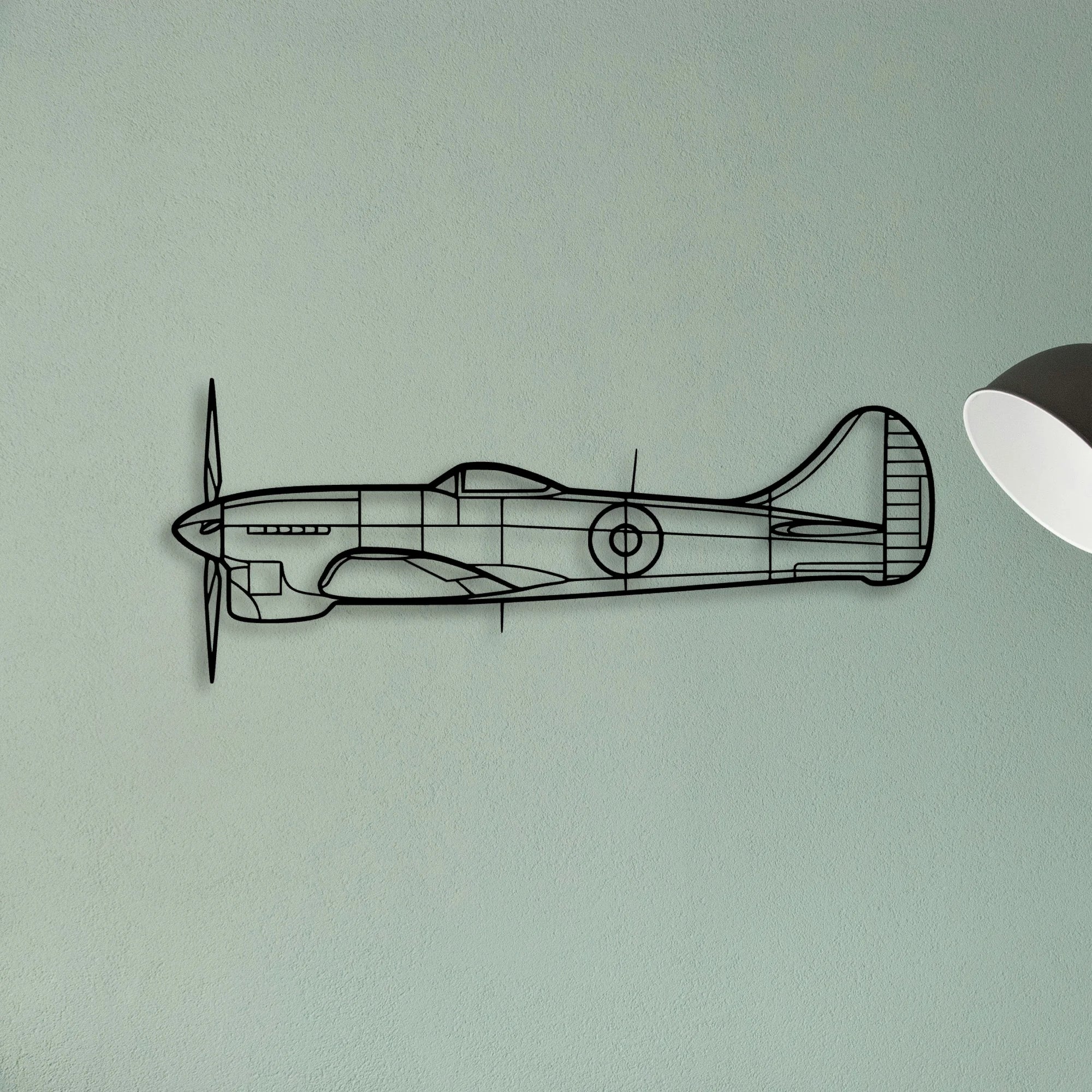Eagle Classic Aircraft Silhouette Metal Wall Art - Tinvibe