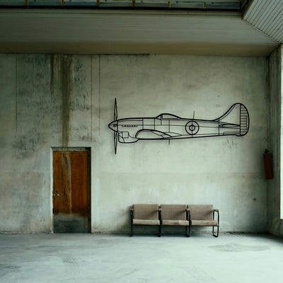Eagle Classic Aircraft Silhouette Metal Wall Art - Tinvibe
