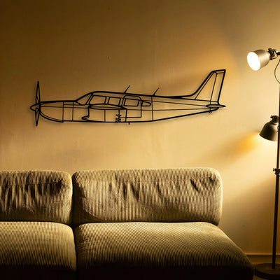 EC120 Classic Aircraft Silhouette Metal Wall Art - Tinvibe