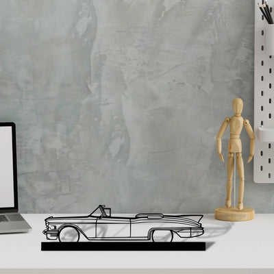 eldo-biarritz-1958-convertible Silhouette Metal Art Stand - Tinvibe