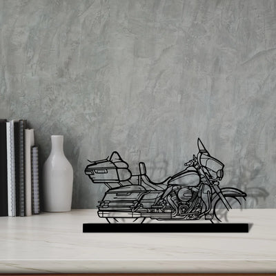 electra-glide Silhouette Metal Art Stand - Tinvibe