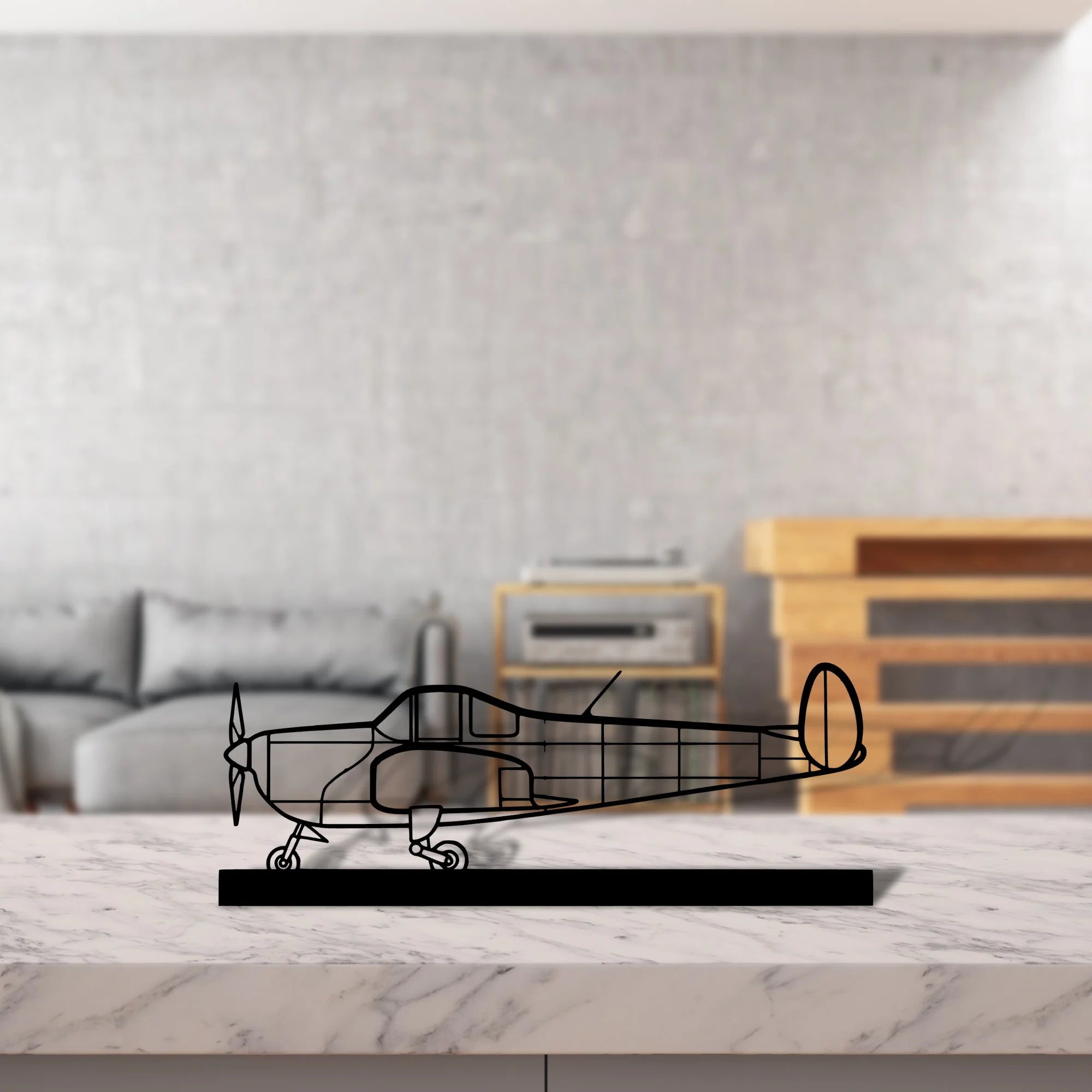 ercoupe-415-c Silhouette Metal Art Stand - Tinvibe