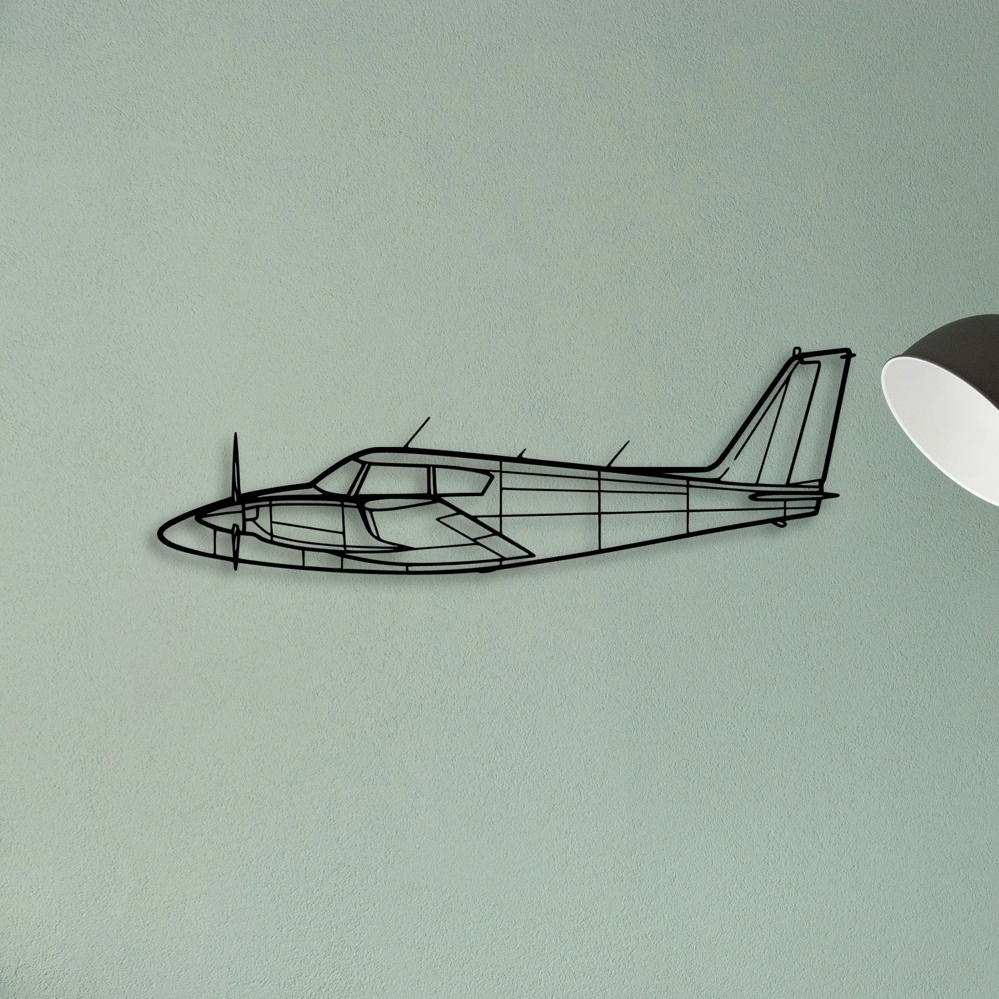 F 16A Classic Aircraft Silhouette Metal Wall Art - Tinvibe