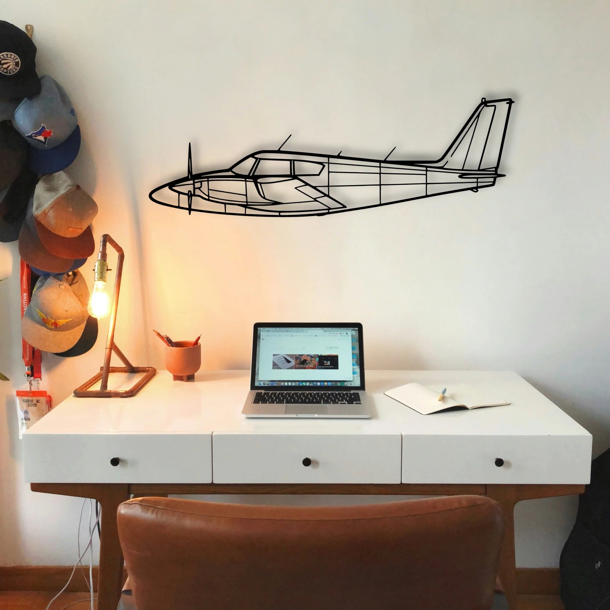 F 16A Classic Aircraft Silhouette Metal Wall Art - Tinvibe