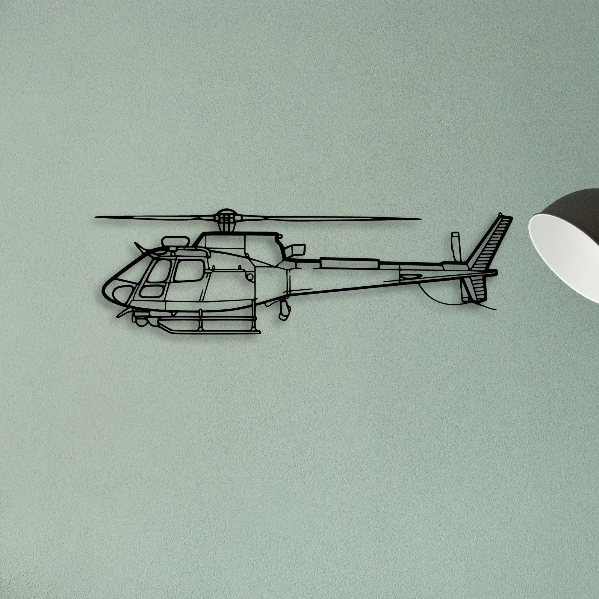 F 16C Block 50 Classic Aircraft Silhouette Metal Wall Art - Tinvibe