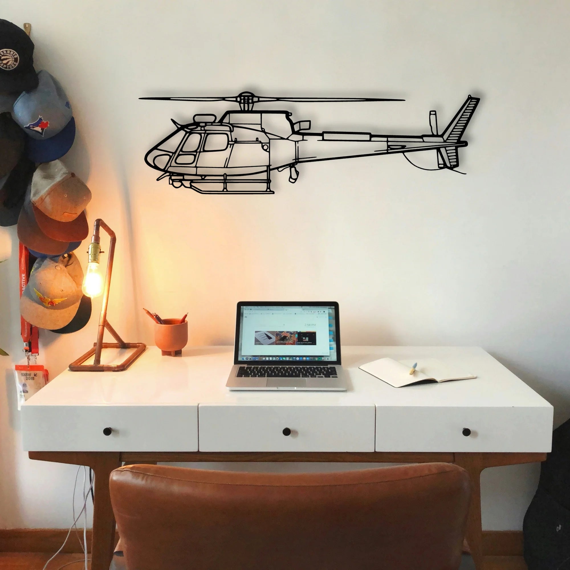 F 16C Block 50 Classic Aircraft Silhouette Metal Wall Art - Tinvibe