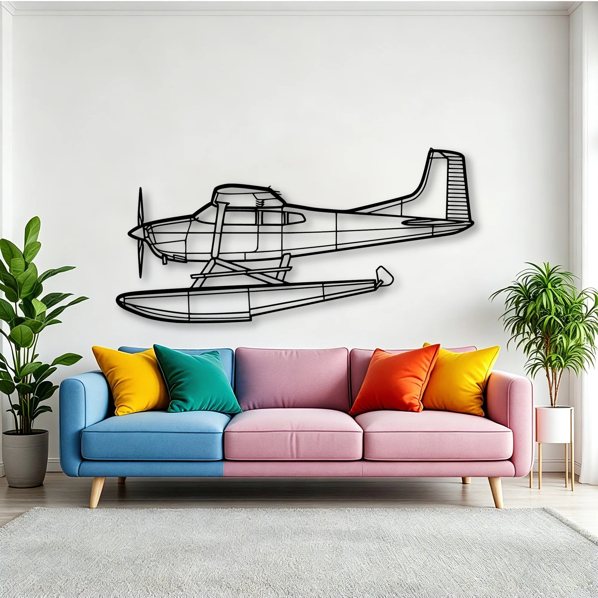 F 16C Missiles Classic Aircraft Silhouette Metal Wall Art - Tinvibe
