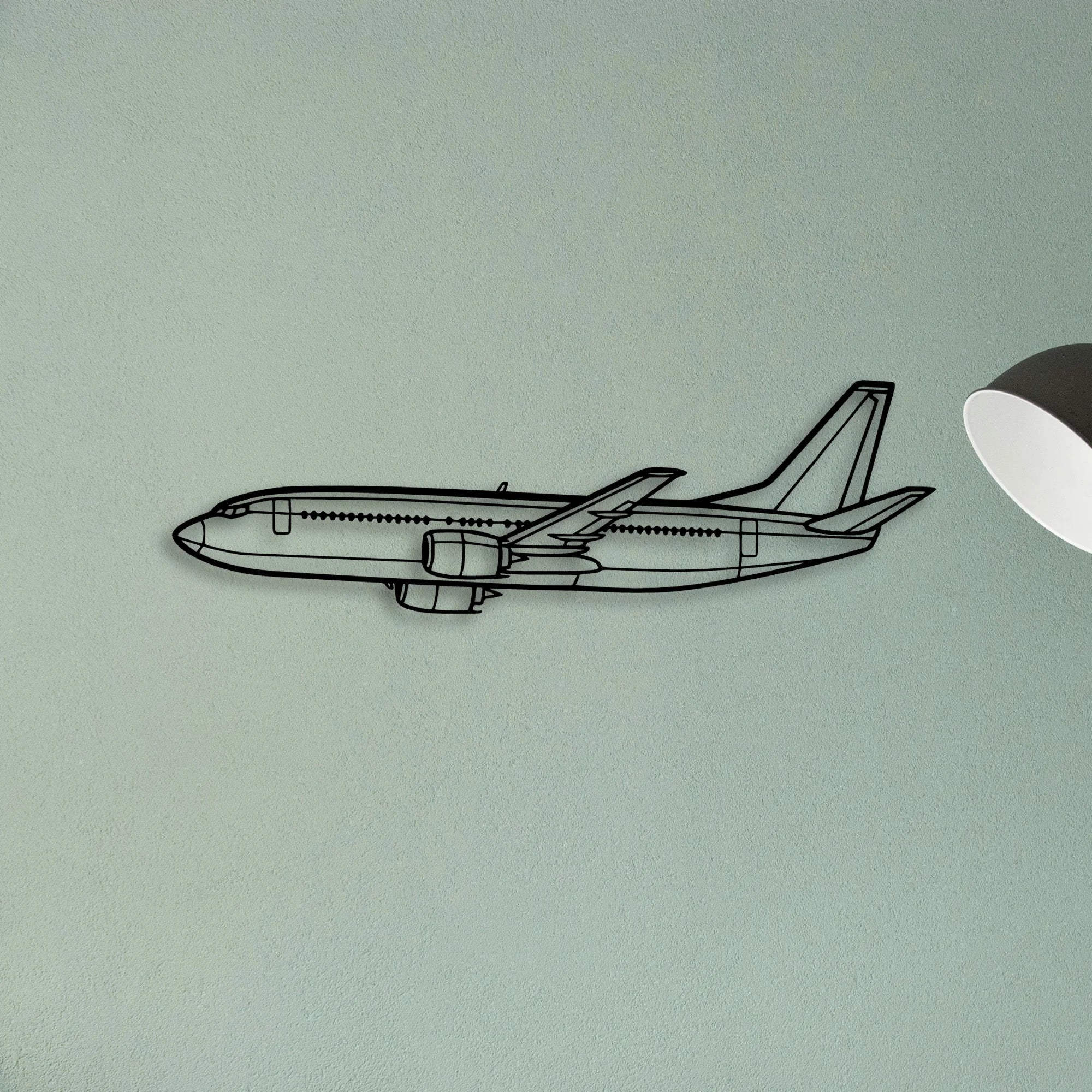 F 16D Classic Aircraft Silhouette Metal Wall Art - Tinvibe