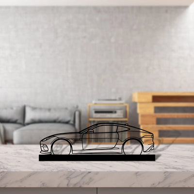 f-type-r Silhouette Metal Art Stand - Tinvibe