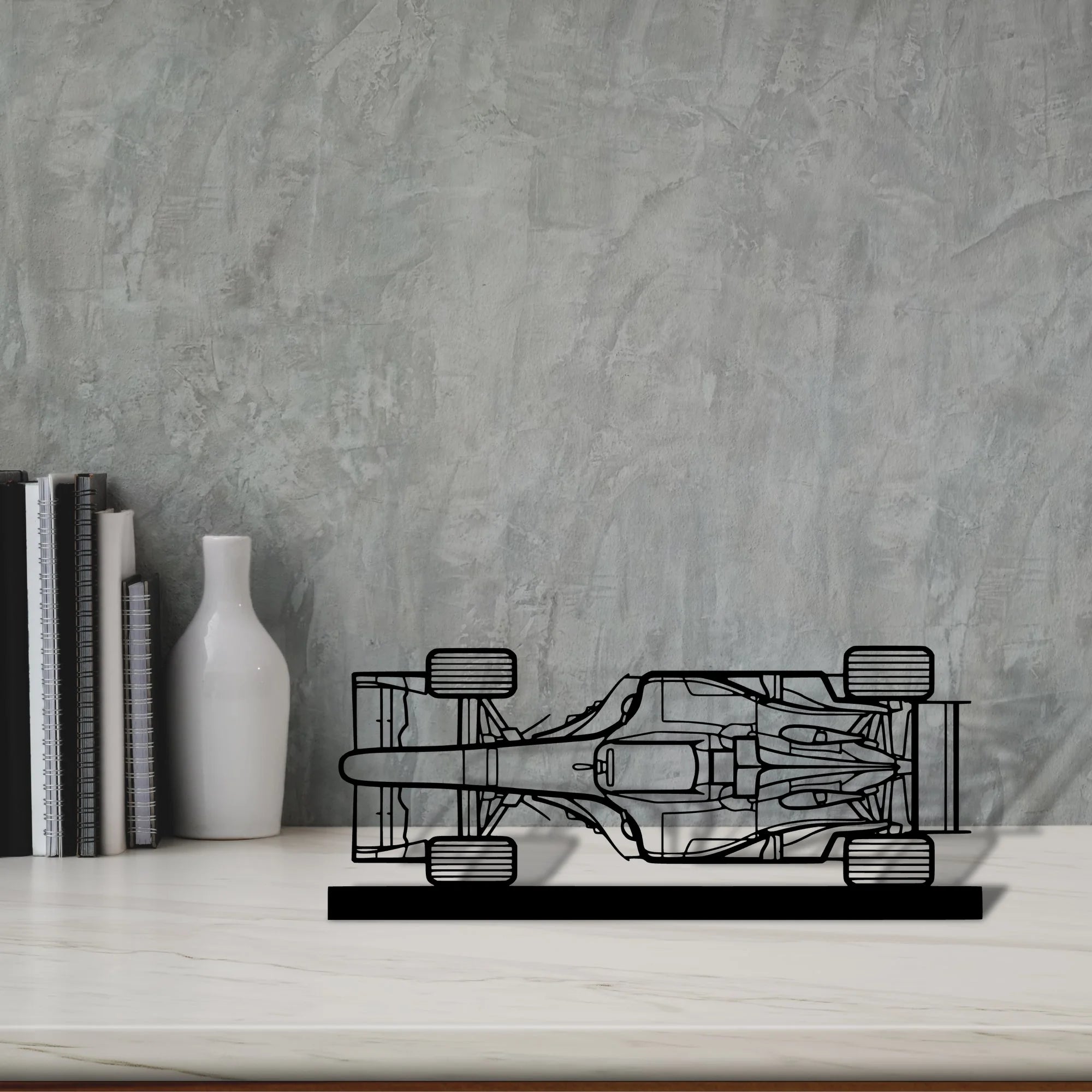 f1-2004 Silhouette Metal Art Stand - Tinvibe
