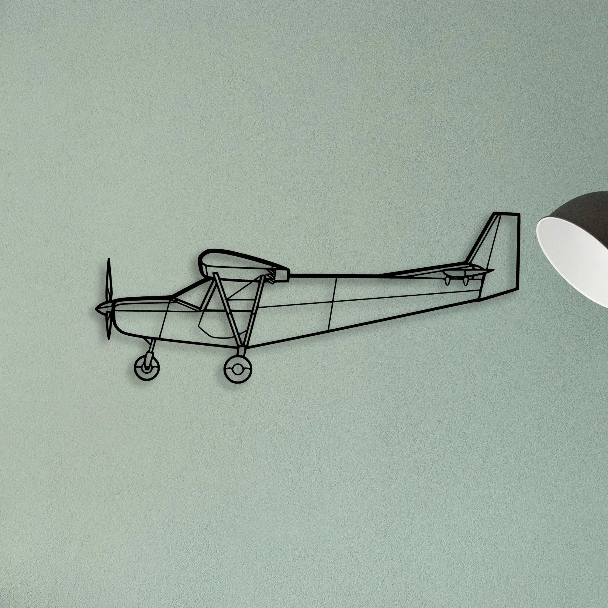 F35A Lightning Ll Classic Aircraft Silhouette Metal Wall Art - Tinvibe