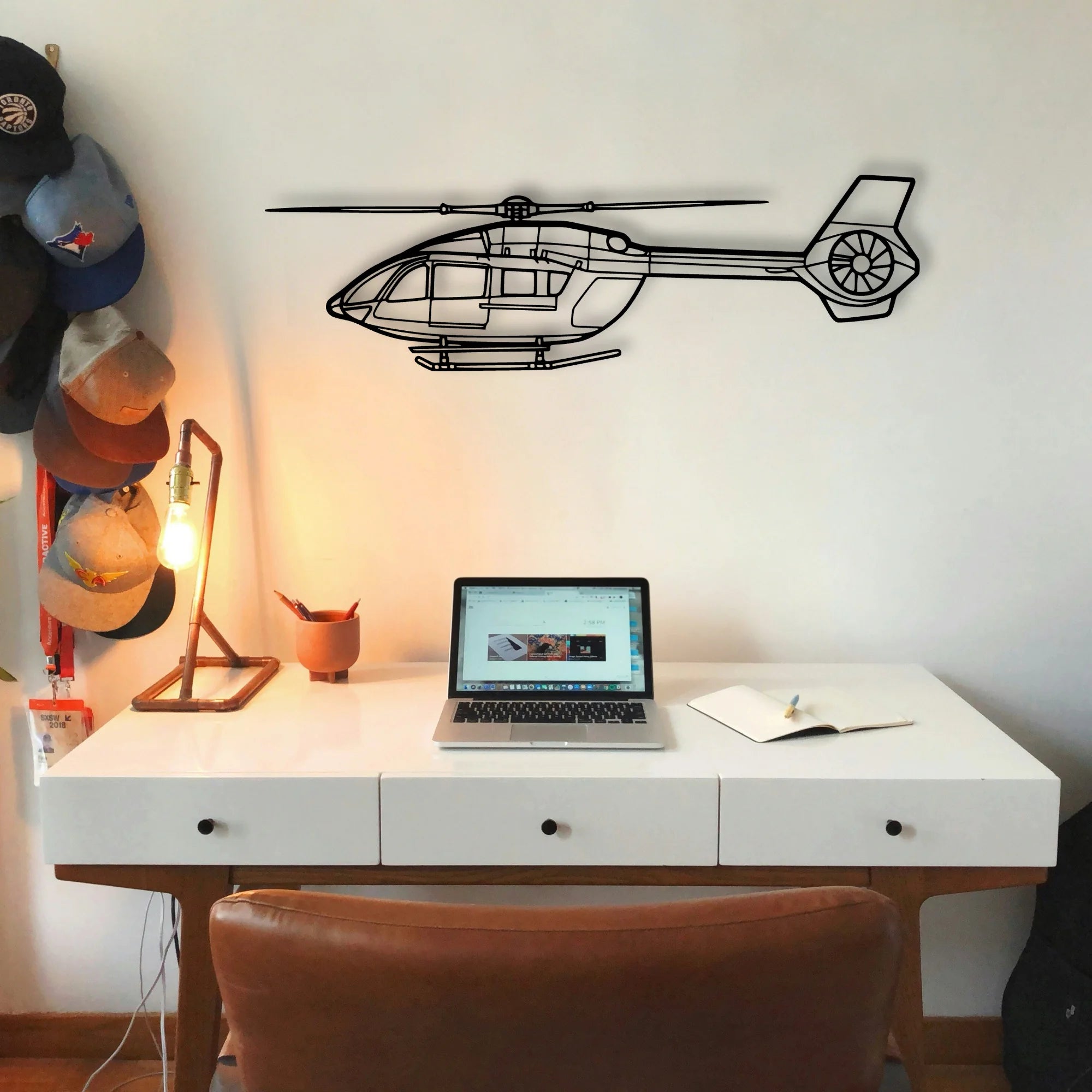 F4D Skyray Classic Aircraft Silhouette Metal Wall Art - Tinvibe
