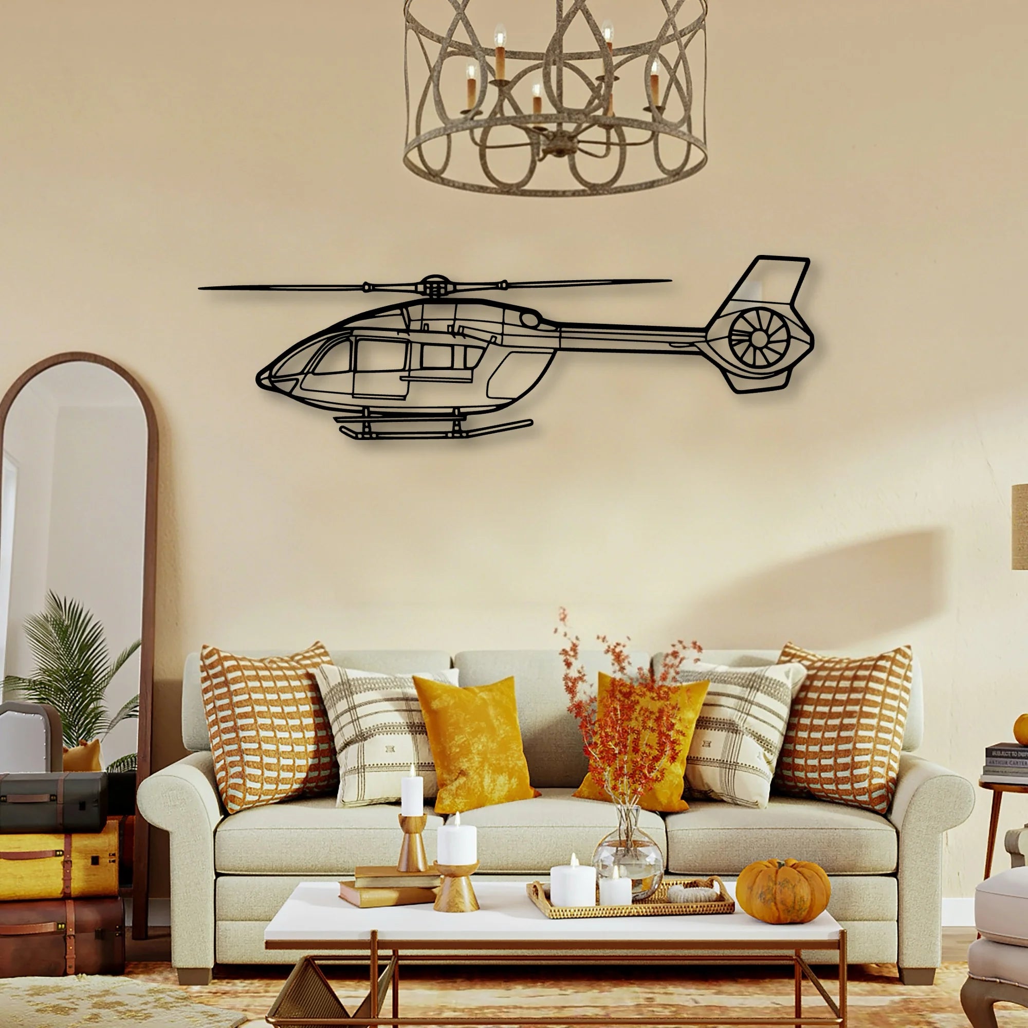 F4D Skyray Classic Aircraft Silhouette Metal Wall Art - Tinvibe