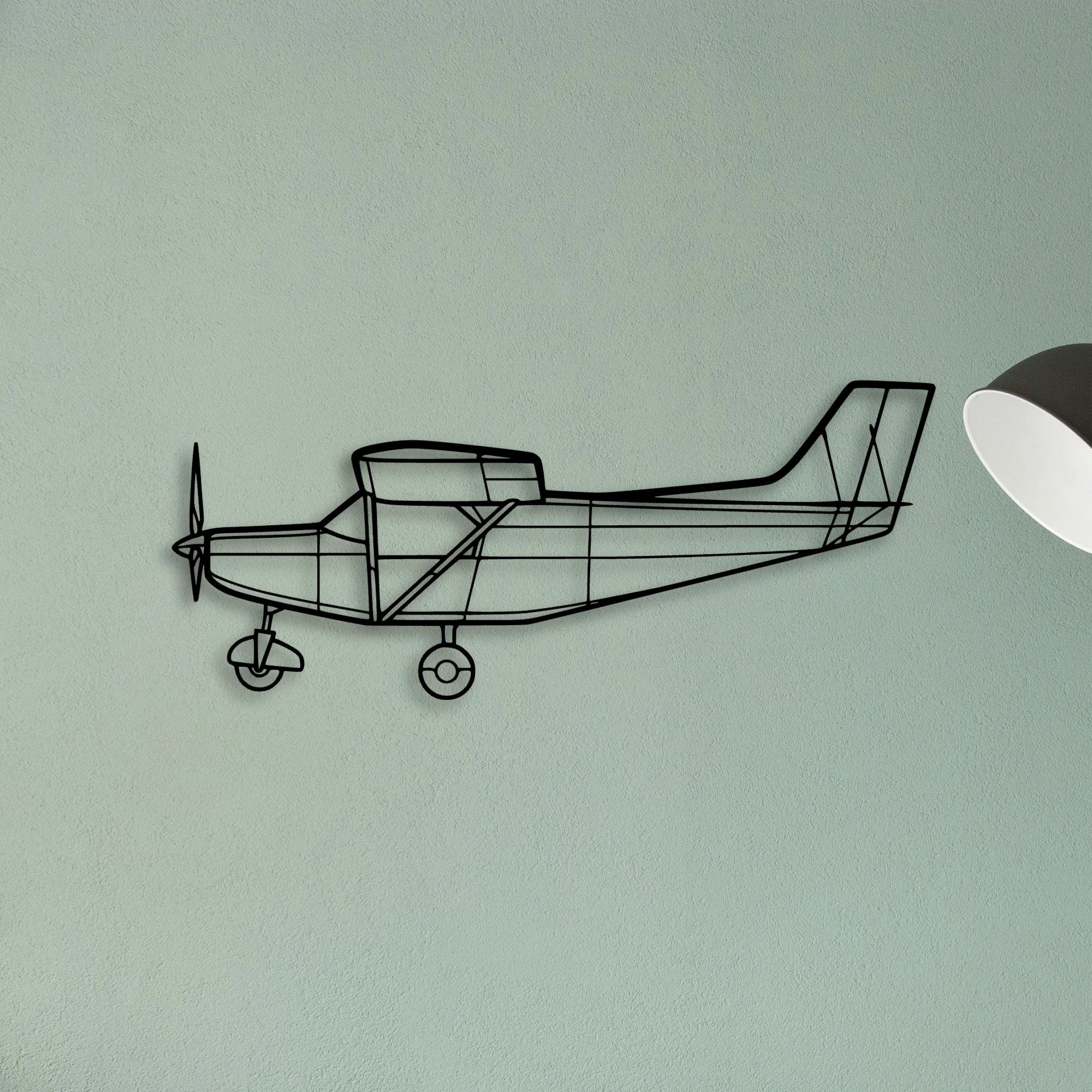 F4U 1A Corsair Classic Aircraft Silhouette Metal Wall Art - Tinvibe