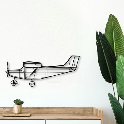 F4U 1A Corsair Classic Aircraft Silhouette Metal Wall Art - Tinvibe