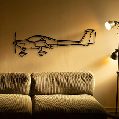 F6F Hellcat Classic Aircraft Silhouette Metal Wall Art - Tinvibe
