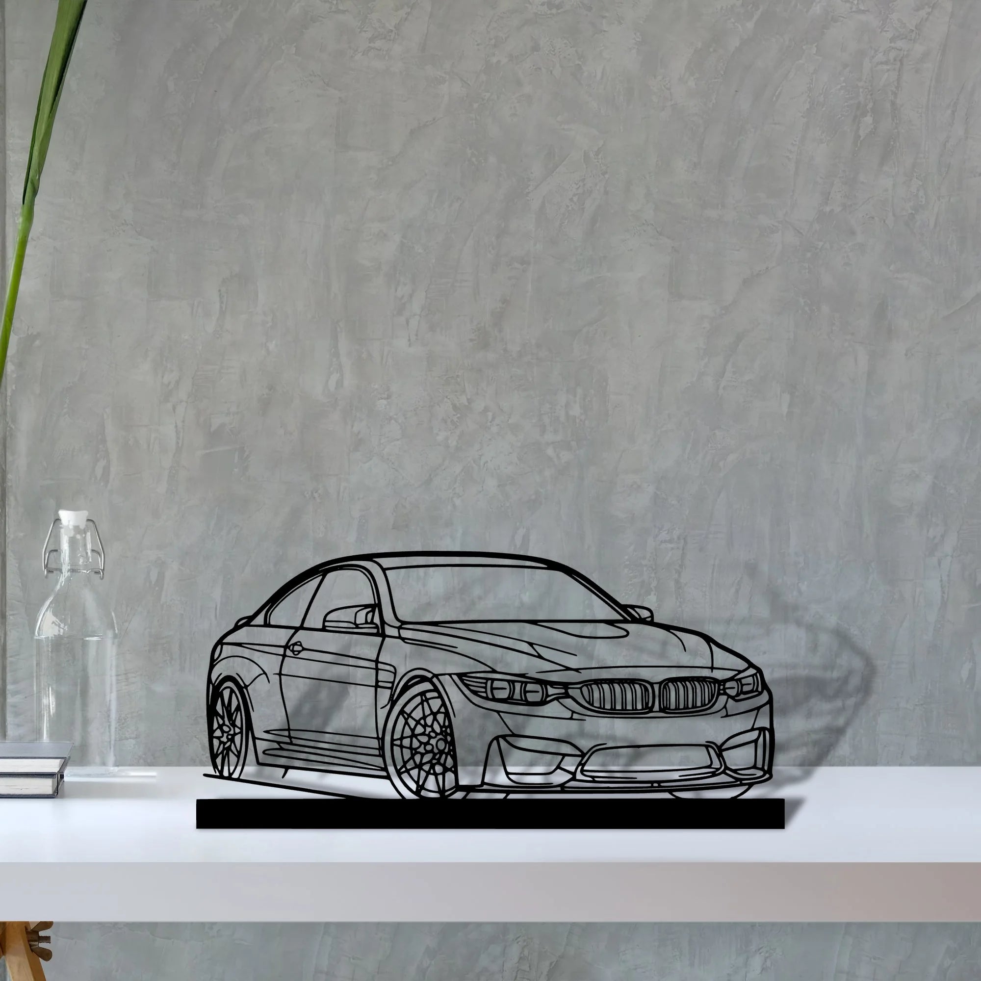 f82-m4 Silhouette Metal Art Stand - Tinvibe
