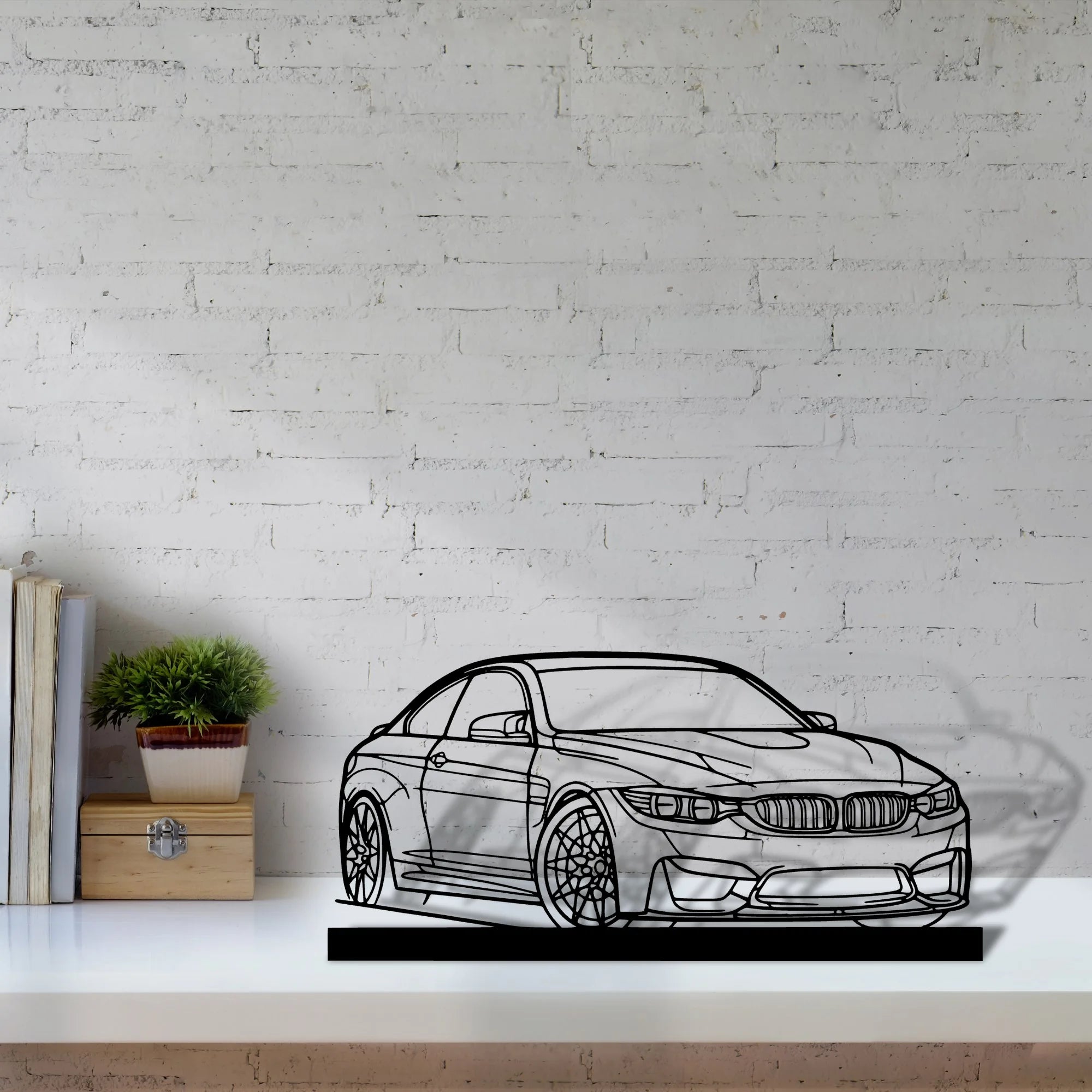 f82-m4 Silhouette Metal Art Stand - Tinvibe