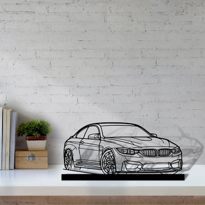 f82-m4 Silhouette Metal Art Stand - Tinvibe
