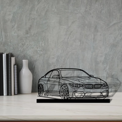 f82-m4 Silhouette Metal Art Stand - Tinvibe