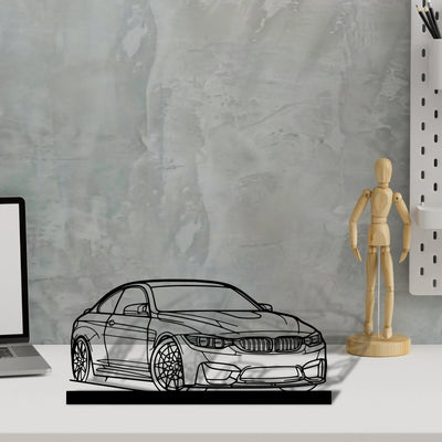 f82-m4 Silhouette Metal Art Stand - Tinvibe