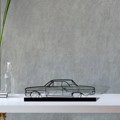 fairlane-coupe-1964 Silhouette Metal Art Stand - Tinvibe