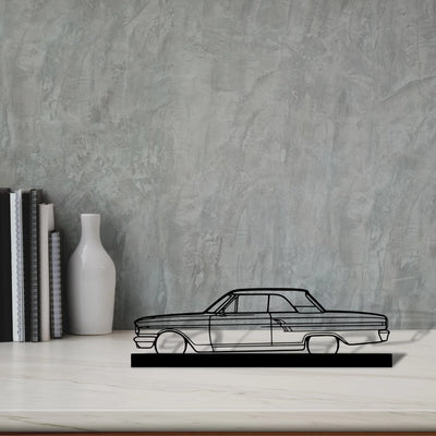 fairlane-coupe-1964 Silhouette Metal Art Stand - Tinvibe