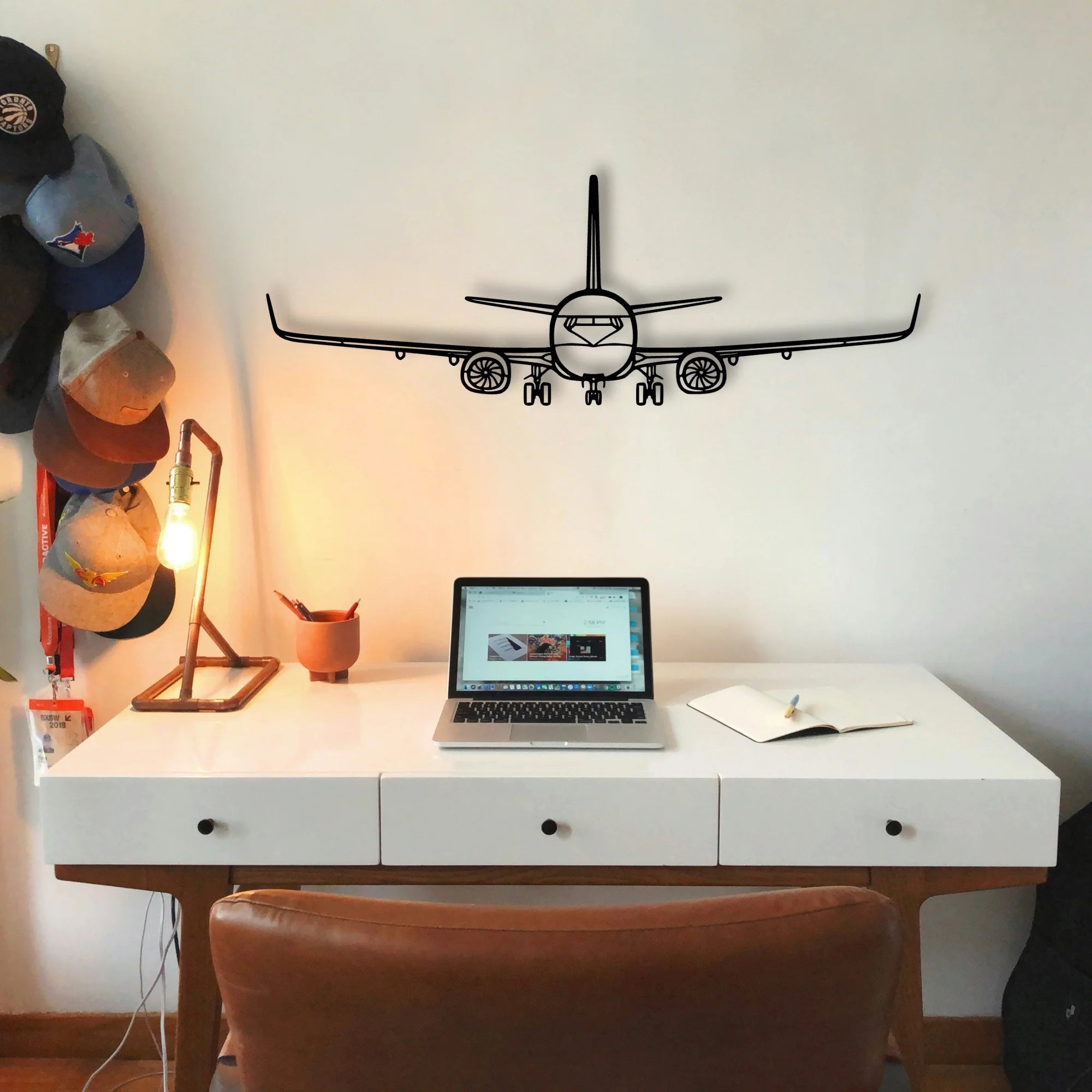Falco F8L Classic Aircraft Silhouette Metal Wall Art - Tinvibe