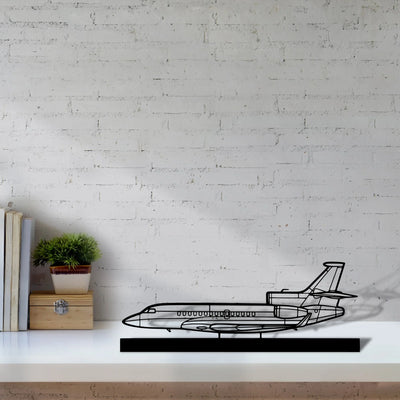 falcon-7x-2 Silhouette Metal Art Stand - Tinvibe