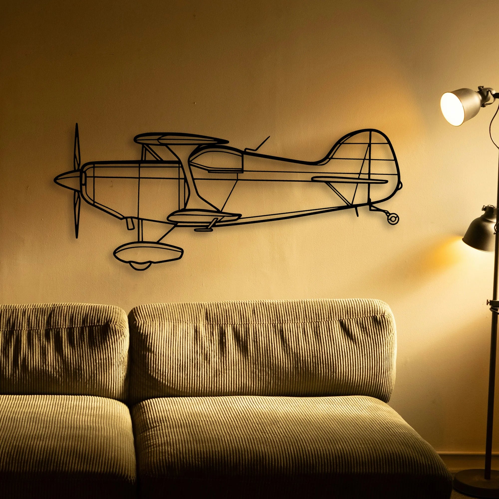 Falcon 900EX Classic Aircraft Silhouette Metal Wall Art - Tinvibe