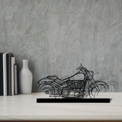 fat-boy Silhouette Metal Art Stand - Tinvibe