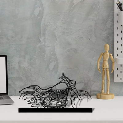 fat-boy Silhouette Metal Art Stand - Tinvibe