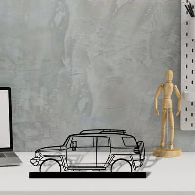 fj-cruiser-2008 Silhouette Metal Art Stand - Tinvibe