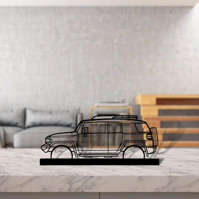 fj-cruiser-2008 Silhouette Metal Art Stand - Tinvibe