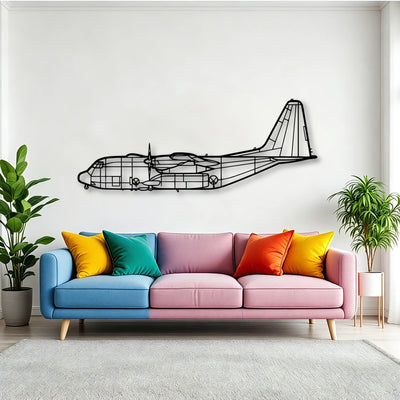G550 Classic Aircraft Silhouette Metal Wall Art - Tinvibe