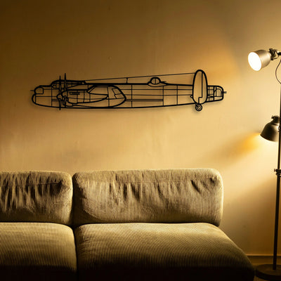 Global 7500 Classic Aircraft Silhouette Metal Wall Art - Tinvibe